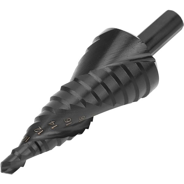 Broca CóNica Escalonada 6-30Mm Acero RáPido Nitrurado Cortador De Agujeros Para Chapa MetáLica-image