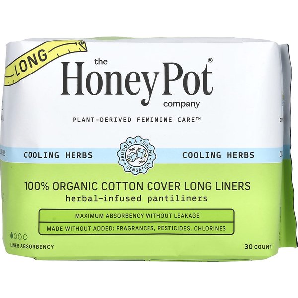 The Honey Pot Company, Sacos Largos Recubiertos De AlgodóN 100 % OrgáNico, Paquete De 30-image