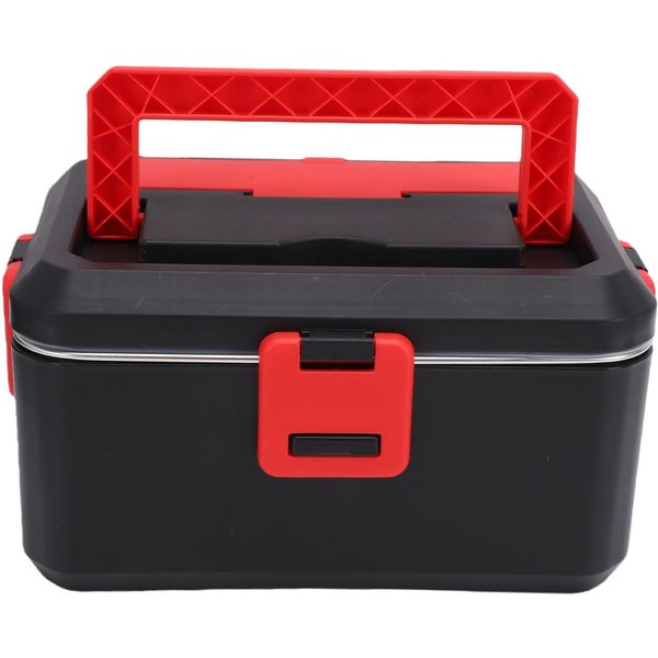 Fiambrera EléCtrica Calentador De Comida Acero Inoxidable PortáTil Calentador De Comida Para Coche CamióN Trabajo Viaje L-image