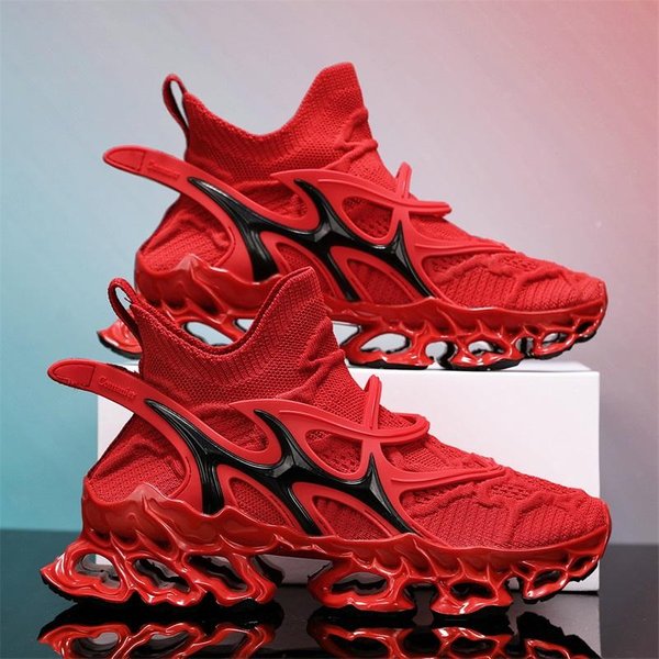 Zapatos De Hombre, Zapatillas De Deporte Para Hombre, Zapatos Casuales Para Hombre, Tenis, Zapatos De Lujo, Zapatos De Entrenamiento Transpirables Para Carreras, Mocasines De Moda, Zapatos Para Correr Para Hombres 45 Red-image