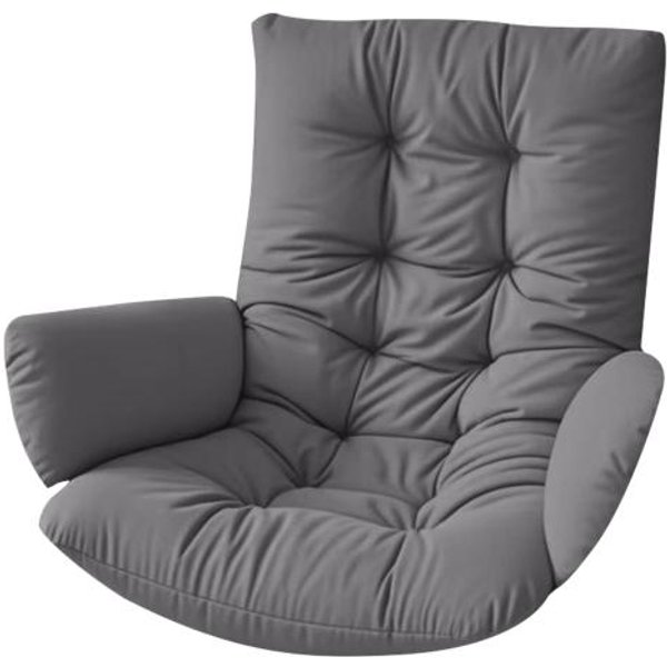 CojíN Impermeable Para Silla Huevo Engrosado Para Patio Silla Colgante De Cesta CojíN Para Silla Huevo Con Reposabrazos Para Columpio De Cesta Interior Exterior 120 Cm Gris Oscuro-image