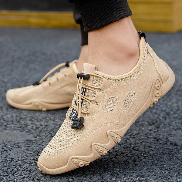 Zapatos De Malla Transpirables De Verano Para Hombre Zapatos De Malla Para Hombre Zapatos Doudou Suela Blanda Superficie Suave Zapatos Casuales Zapatos Hombre 42-image