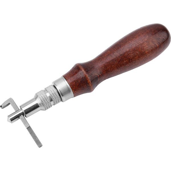 Herramienta Para Ranurar Bordes De Cuero Ajustable, Marcador De Ranuras Para Manualidades En Cuero DIY-image