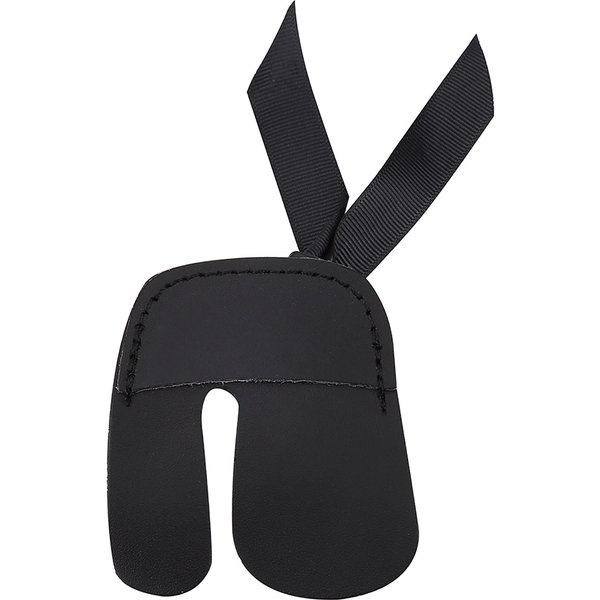 Protectores De Dedos De Cuero Para Tiro Con Arco Protector Caza Tiro Con Arco Arco Equipo Protector Negro-image