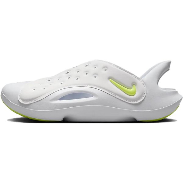 Sandalia Nike Aqua Swoosh GS Blanco Voltio Zapatillas Para NiñOs Platino Puro FV6363-100 33.5-image