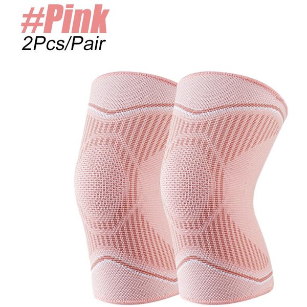 1 Par De Rodillera Manga Para NiñOs Manga De CompresióN Para Rodilla Juvenil Cuidado De Rodilla Infantil NiñOs Y NiñAs Adecuado Para Baloncesto Voleibol Deportes M Color Rosa-image