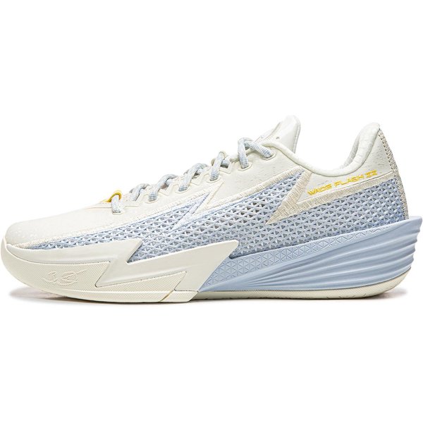 Li Ning AmortiguacióN Antideslizante Resistente A La AbrasióN Transpirable Rebote Agarre CañA Baja Zapatillas De Baloncesto Para Hombre Blanco Azul ABPV013-3 41 White-image