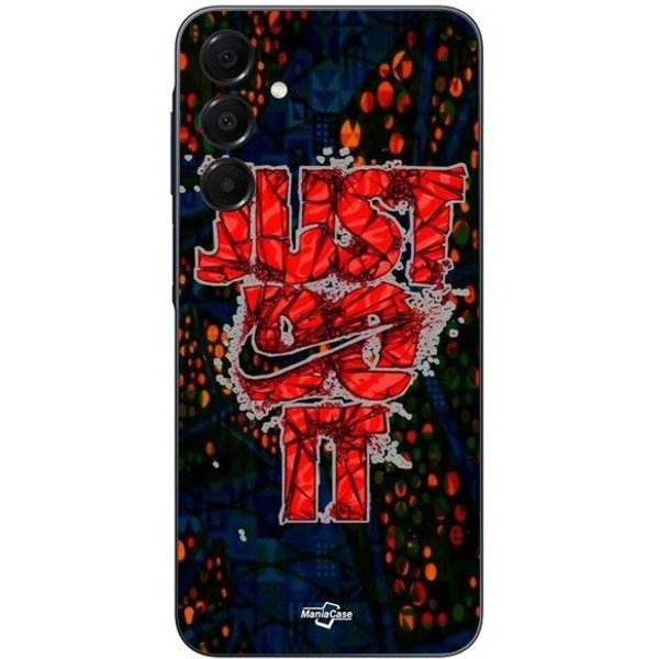 Funda - Maniacase - Samsung Galaxy A16 - Silicona - Flexible - Nike Just Do It Roja-image