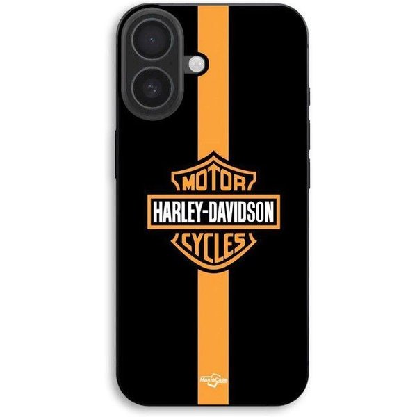 Funda De TeléFono - Maniacase - Iphone 17 - Silicona Tpu - Negro - Harley Davidson Motorcycles Negro-image