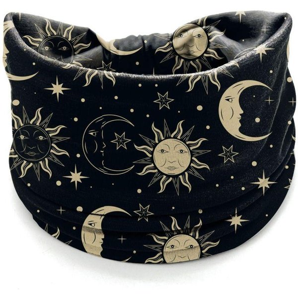 Diademas Anchas Estampado Bohemia Nudo EláStico Vintage Turbante Para Mujeres NiñAs Suave Estampado Bandana Yoga Accesorios Para El Cabello Gray-image