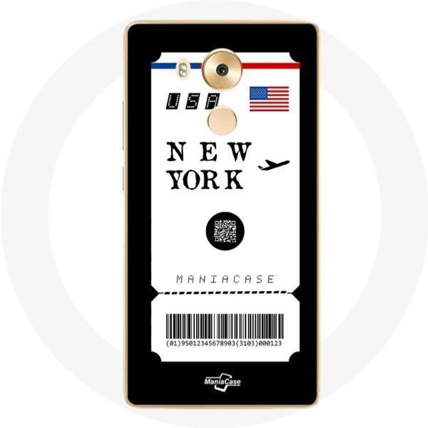 Funda Para Huawei Mate 8 Billete De AvióN Nueva York-image