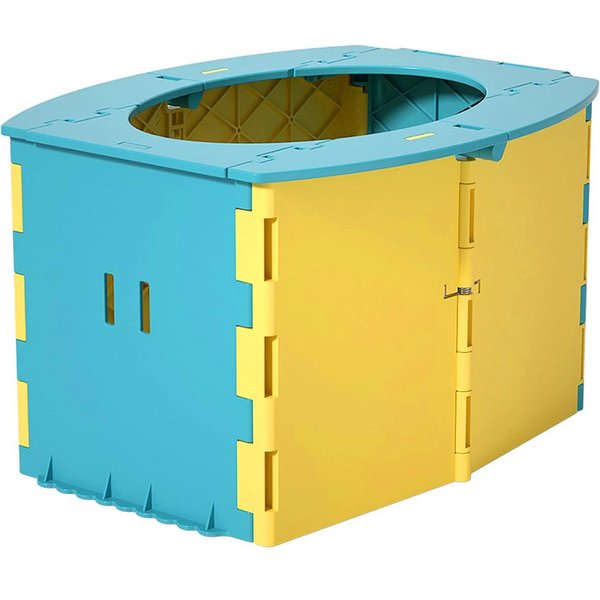 Orinal PortáTil Para Bebé, Asiento De Inodoro Para Coche, Viajes Al Aire Libre, Camping, Asiento De Entrenamiento Para NiñOs Y Adultos, Orinal Plegable Para NiñOs.-image