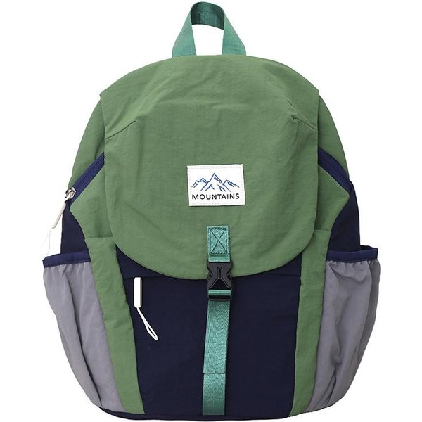Mochila De Doble Hombro, Gran Capacidad, Mochila Escolar Para Estudiante De Primaria, Deportiva Casual, Mochila De Viaje Para NiñOs Verde-image