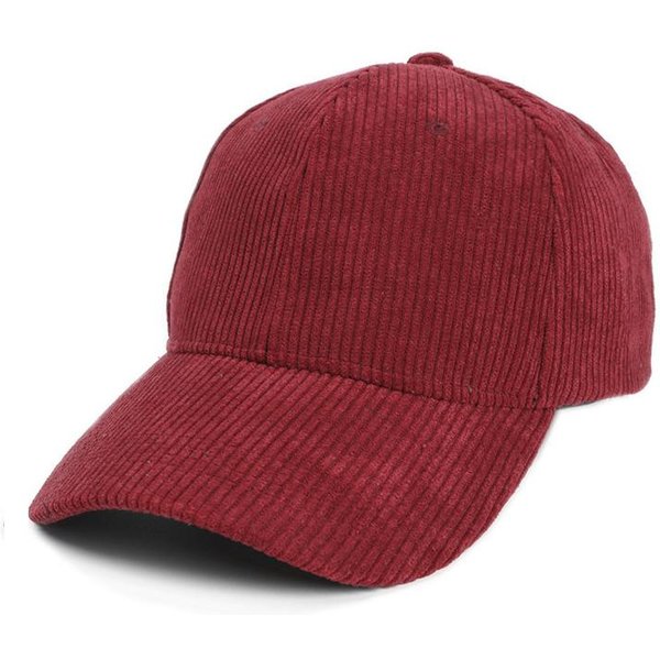Cordsuroy Czapka Baseballowa Wiosna Jesień MęSka Damska Snapback Hip-Hopowa Czapka Outdoorowa Regulowana Czapka PrzeciwsłOneczna Unisex Vintage Czapka Trucker Gorra Gray-image