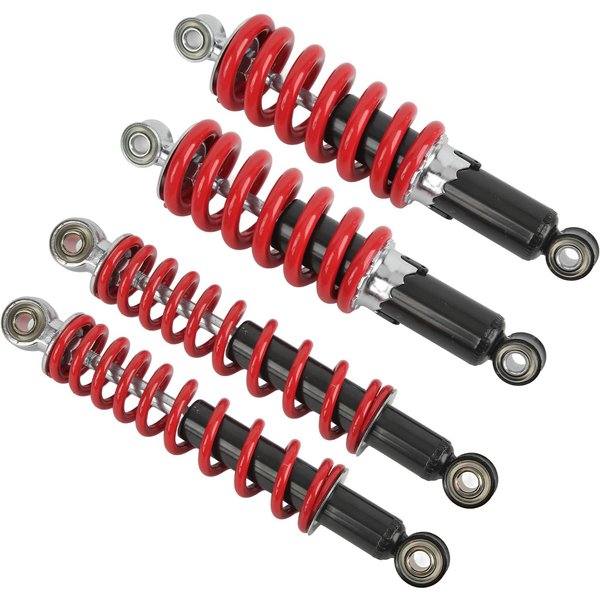 4 Sztuki Przedni Tylny Amortyzator Zawieszenia 250Mm Regulowany Dla 50Cc?125Cc Dirt Pit Bike ATV Go Kart-image