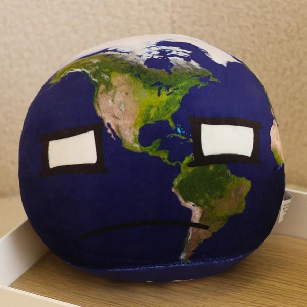 ŁAdna Hurtowa Poduszka Planeta Pluszowa Zabawka 10 StylóW Ziemia KsiężYc SłOńCe Mars Lalka DziecięCe Poznawcze Pluszowe Ozdoby Polandball 18Cm-image