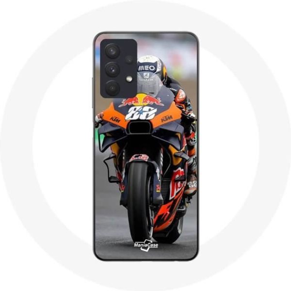 Funda - Maniacase - Samsung Galaxy A32 5G - Miguel Oliveira Moto GP - Flexible - Blanco-image