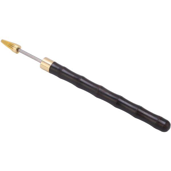 Pluma Para TeñIr Bordes De Cuero Rodillo Para TeñIr Bordes Superiores De Acero Inoxidable Con Mango De SáNdalo Pluma Para TeñIr Cuero Para-image