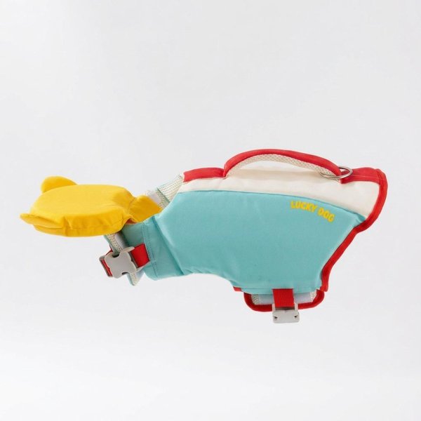 Chaleco Salvavidas Para Perro De Fuerte Flotabilidad Ajustable Transpirable Traje De BañO Para Perro Secado RáPido Impermeable Salvavidas Para Perro NavegacióN (Blue,S)-image