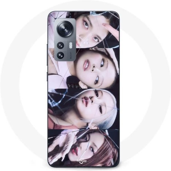 Coque - Maniacase - Xiaomi 12 5G - Noir - Blackpink - Souple Negro-image