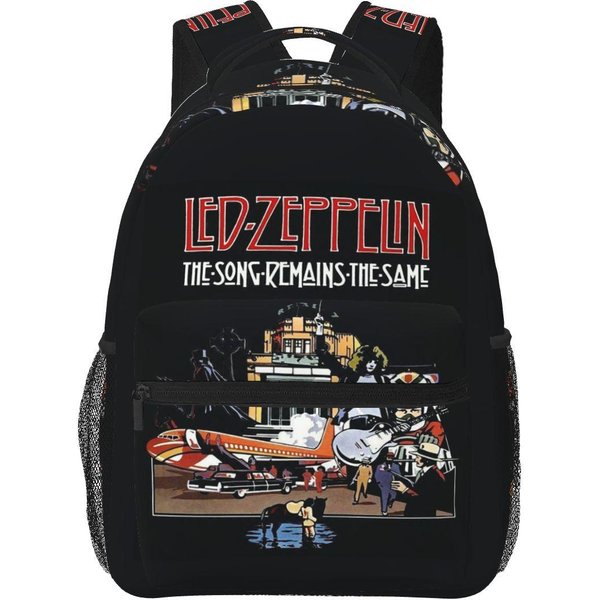 Mochila Con GráFicos Del ÁLbum De Rock Band Led Zeppelin Para Estudiantes NiñOs NiñAs Bolsa Para Libros Bolso Escolar Infantil Bolsos De Hombro Para PortáTil Para Hombres Mujeres One Size-image