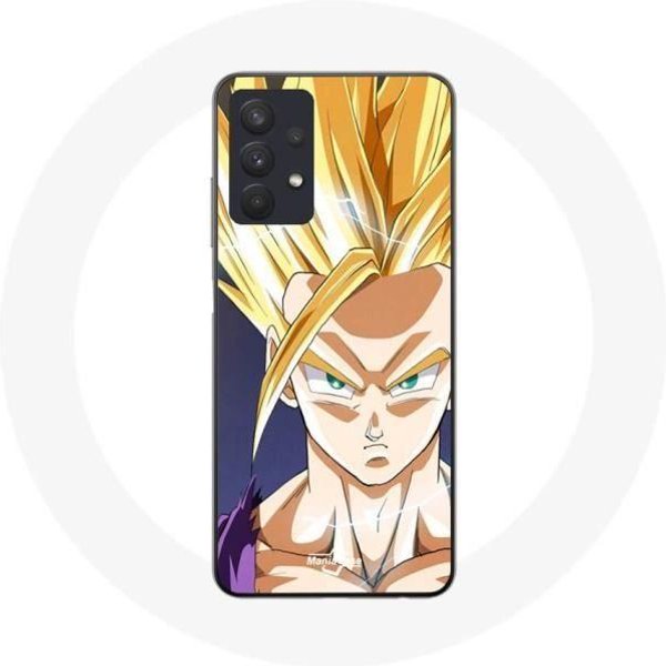 Coque Maniacase Pour Samsung Galaxy A32 4G Dragon Ball Manga Anime Sangoku Visage éNervé-image