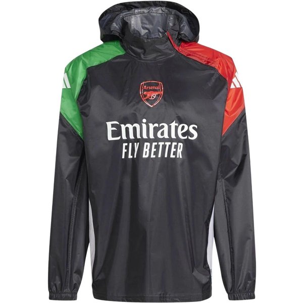 Chaquetas Adidas Arsenal Hombre Negro Con Capucha Desmontable Moderado Otro M-image