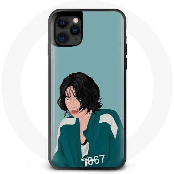 Funda Maniacase Para Squid Game Iphone 11 Kang Sae Byeok No 067 Negro-image
