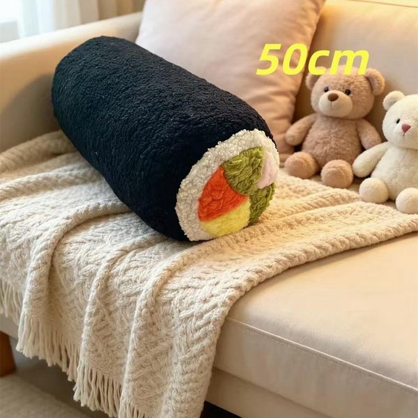 MięKka Puszysta Pluszowa Zabawka W KształCie Sushi Urocza Poduszka Wypchana Jedzeniem Idealna Na Drzemkę, WystróJ Domu I ŚWiąTeczne Prezenty. As Picture-image