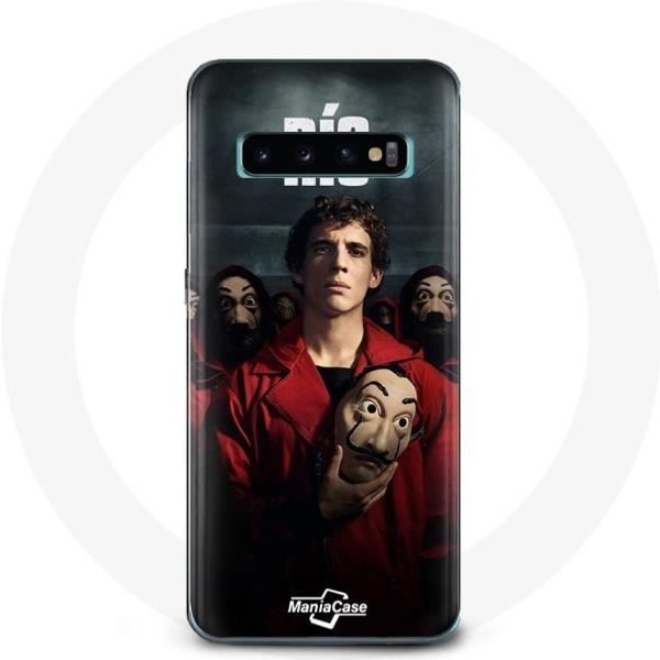 Funda Para Samsung Galaxy S10 La Casa De Papel Rio MáScara-image