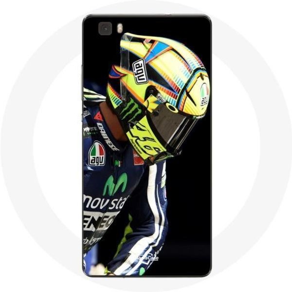 Funda Para Huawei P8 Lite Valentino Rossi NúMero 46 Piloto De Velocidad Moto-image