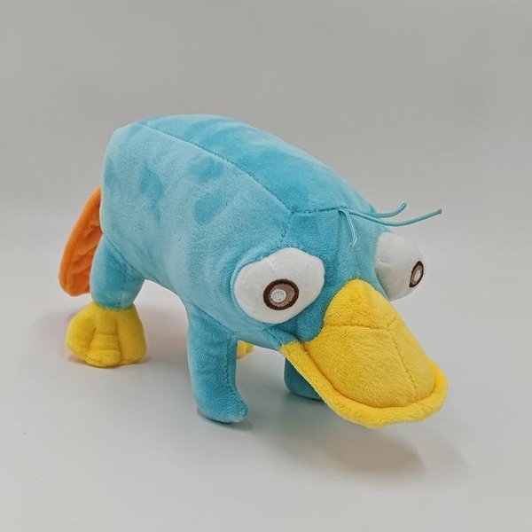 Juguetes De Peluche De Perry El Ornitorrinco De Dibujos Animados MuñEca Suave Animales De Peluche Juguetes De Peluche De Pato Para NiñOs NiñAs Regalo De Navidad CumpleañOs-image
