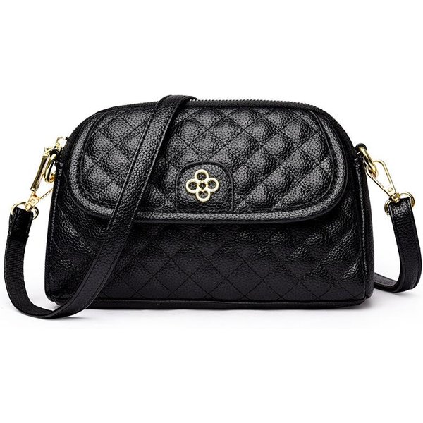 Nuevo Bolso De OtoñO E Invierno Con Diamantes De Mediana Edad, Moderno Bolso De Hombro Para Mujer, Bandolera Sencilla, PequeñO Bolso Cuadrado Para Mujer-image