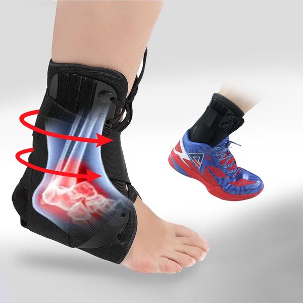 Ortesis Transpirable Soporte De Tobillera ProteccióN Corrector Esguince Artritis RecuperacióN L L (Above 43)-image