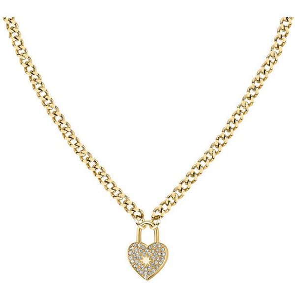 Collar Morellato Abbraccio De Acero Inoxidable En Tono Dorado SABG25 Para Mujer-image