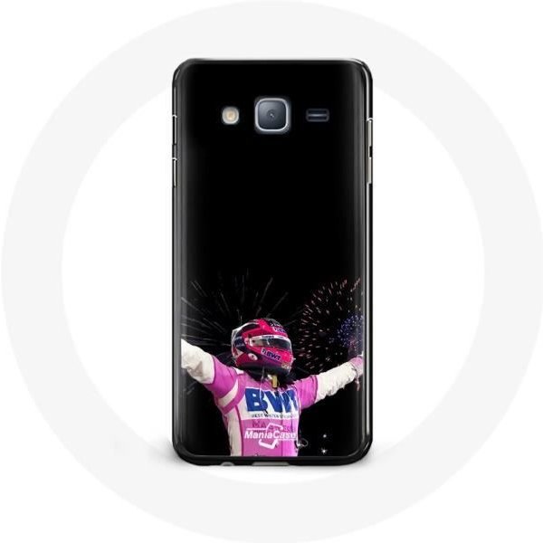 Funda - Samsung - Galaxy J3 2016 - FóRmula 1 - Sergio PéRez - Flexible Negra-image