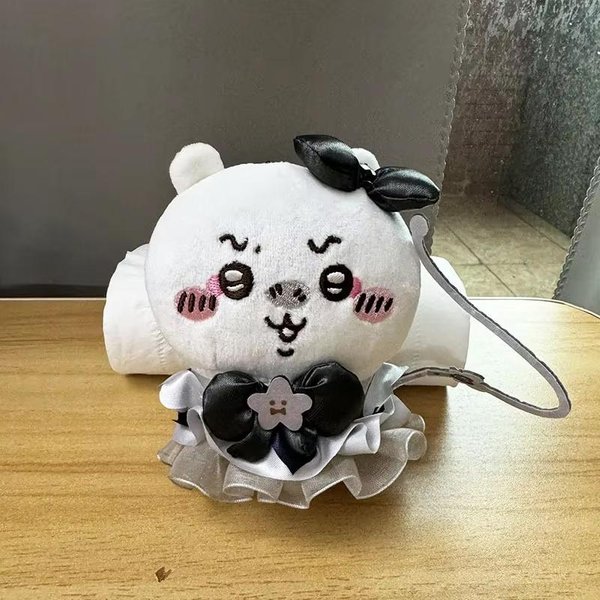 Nowa Pluszowa Lalka-Wisiorek Chiikawa Dziewczyna Ciemnej Magii Prezent Uroczy Wisiorek Usagi Hachiware Pluszowa Zabawka Wisiorek Do Torebki Prezent Dla Dziecka-image