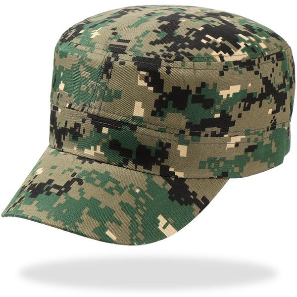 Gorra Militar Ajustable Para Hombres Y Mujeres, Gorra Del EjéRcito, Sombrero Para Pesca, Gorra De BéIsbol, Gorras Casuales De Copa Plana, Sombrero Transpirable Para Exteriores-image