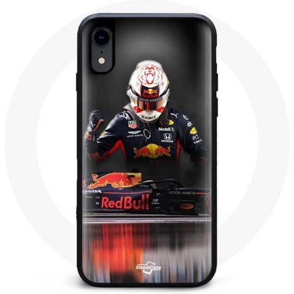Coque - Formula 1 - Iphone XR - Souple - Noir - Motif Verstappen-image