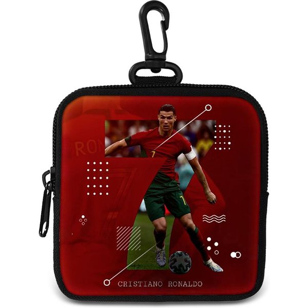 Etui Na DłUgopisy WzóR Ronaldo Kosmetyczka CR Gwiazda PiłKi NożNej Torba Na DłUgopisy Uczeń DużA Pojemność Sportowe ArtykułY Szkolne Etui Na OłóWki Z Zamkiem BłYskawicznym Black-image