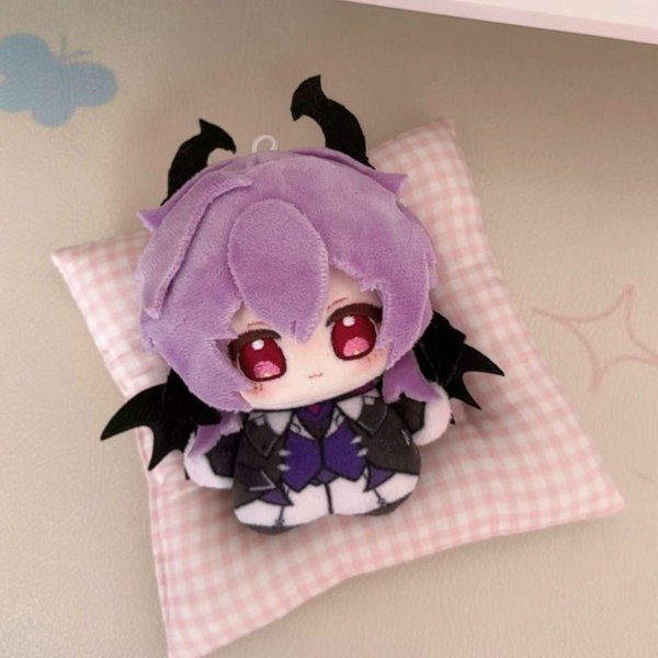10 Cm Gra Anime Genshin Impact Durin Pluszowa Lalka Z Odpinanymi SkrzydłAmi Uroczy Durin Z Nadrukowanym CiałEm Torba Brelok Do Kluczy Prezenty ŚWiąTeczne-image