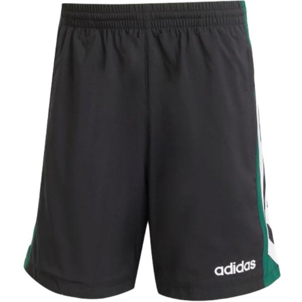 Pantalones Cortos Casuales De Corte Holgado Con Logo De Adidas Para Hombre Negros JX3077 XL Black-image