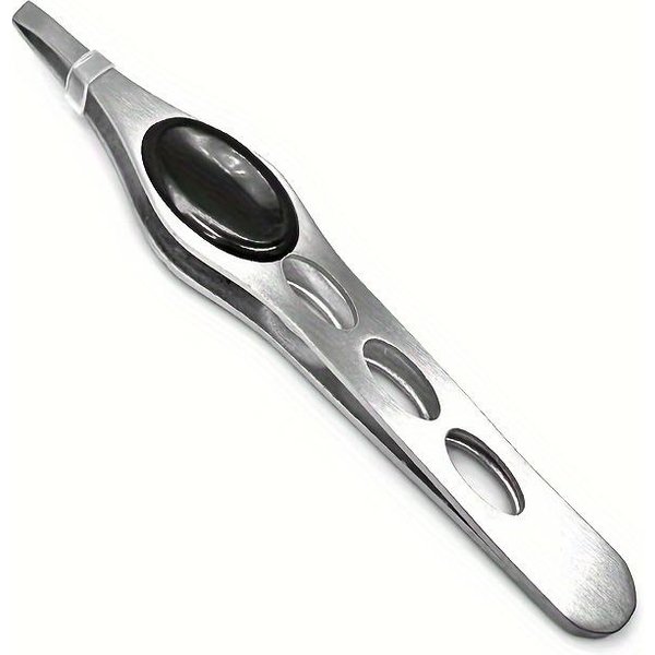 Pinzas Profesionales - Perfectas Para Depilar Cejas, Podar Ramas Y DepilacióN, Pinzas Para Cejas De Acero Inoxidable De PrecisióN, Para Vello Facial Gray-image