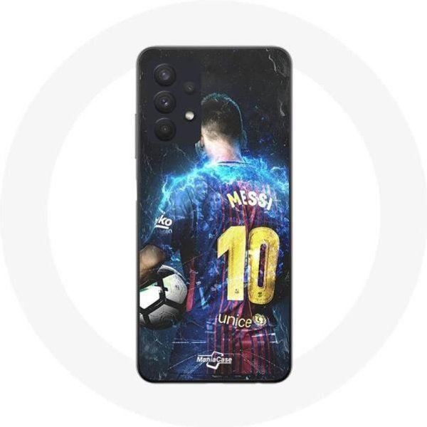 Coque Maniacase Pour Samsung Galaxy A32 4G Lionel Messi Football Superstar-image
