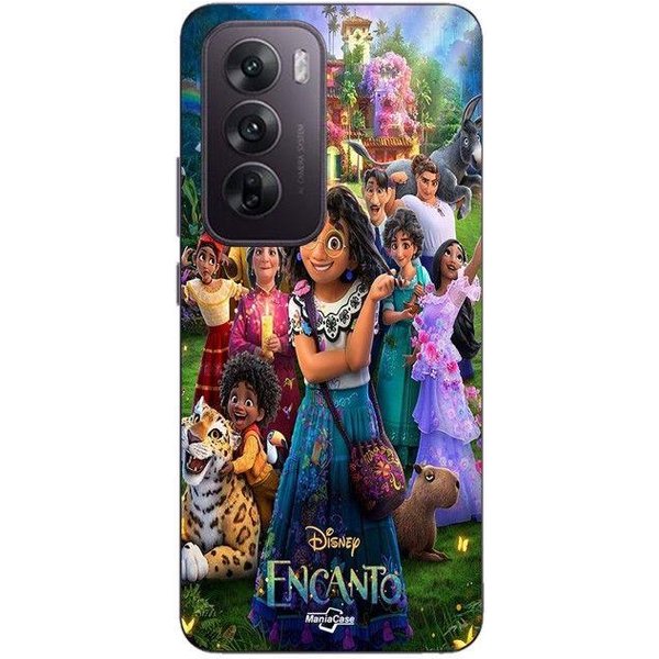 Coque De TéLéPhone - Maniacase - Oppo Reno 12 5G - Silicone - Souple - Encanto Familia Madrigal Negro-image