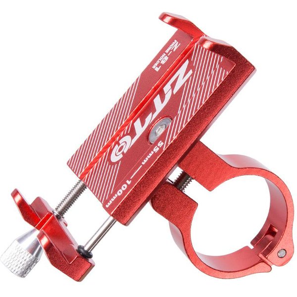Soporte Para TeléFono MóVil Montaje Soporte Fijo Para NavegacióN De TeléFono De Bicicleta Manillar De Moto AleacióN De Aluminio Portaequipajes Para Bicicleta-image