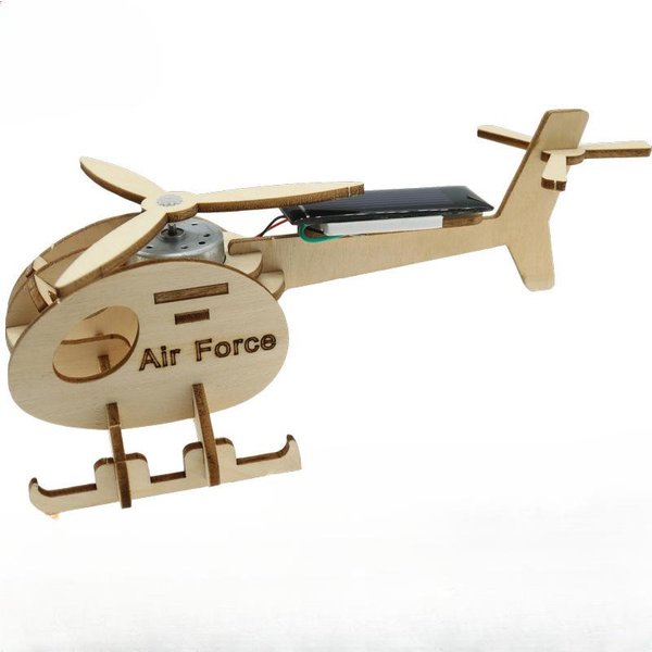 Kits De ConstruccióN De Madera 6 En 1 Para Coches Con HelicóPtero Tanque Kits Stem Rompecabezas De Madera 3D DIY Proyectos De Manualidades Set De Ciencia Para NiñOs NiñOs-image