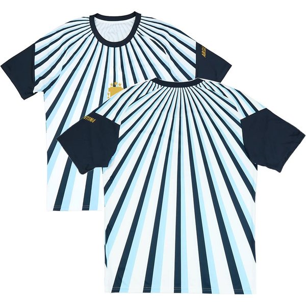 Camiseta De Malla De FúTbol De Argentina Top Para Aficionados Al FúTbol Para Hombre Deportiva Secado RáPido Transpirable Manga Corta Camisetas Unisex Xxxl Beige-image