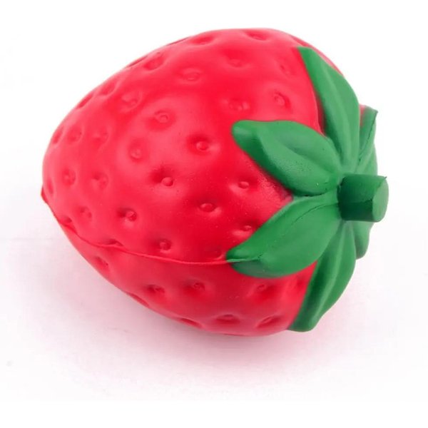 Super Jumbo Truskawka Squishy Powoli PowracająCa Antystresowa Dla DorosłYch Zabawka Anty-LęKowa Fidget Dziecko DorośLi ŚCiskaj Nietoksyczną Zabawką Truskawkowy-image