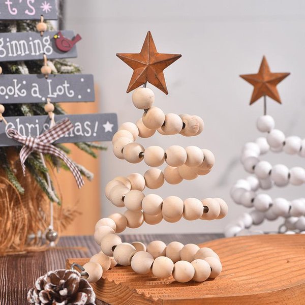 Adornos NavideñOs Creativos NóRdicos, Adornos NavideñOs, Adornos NavideñOs De Madera Para Escritorio.-image
